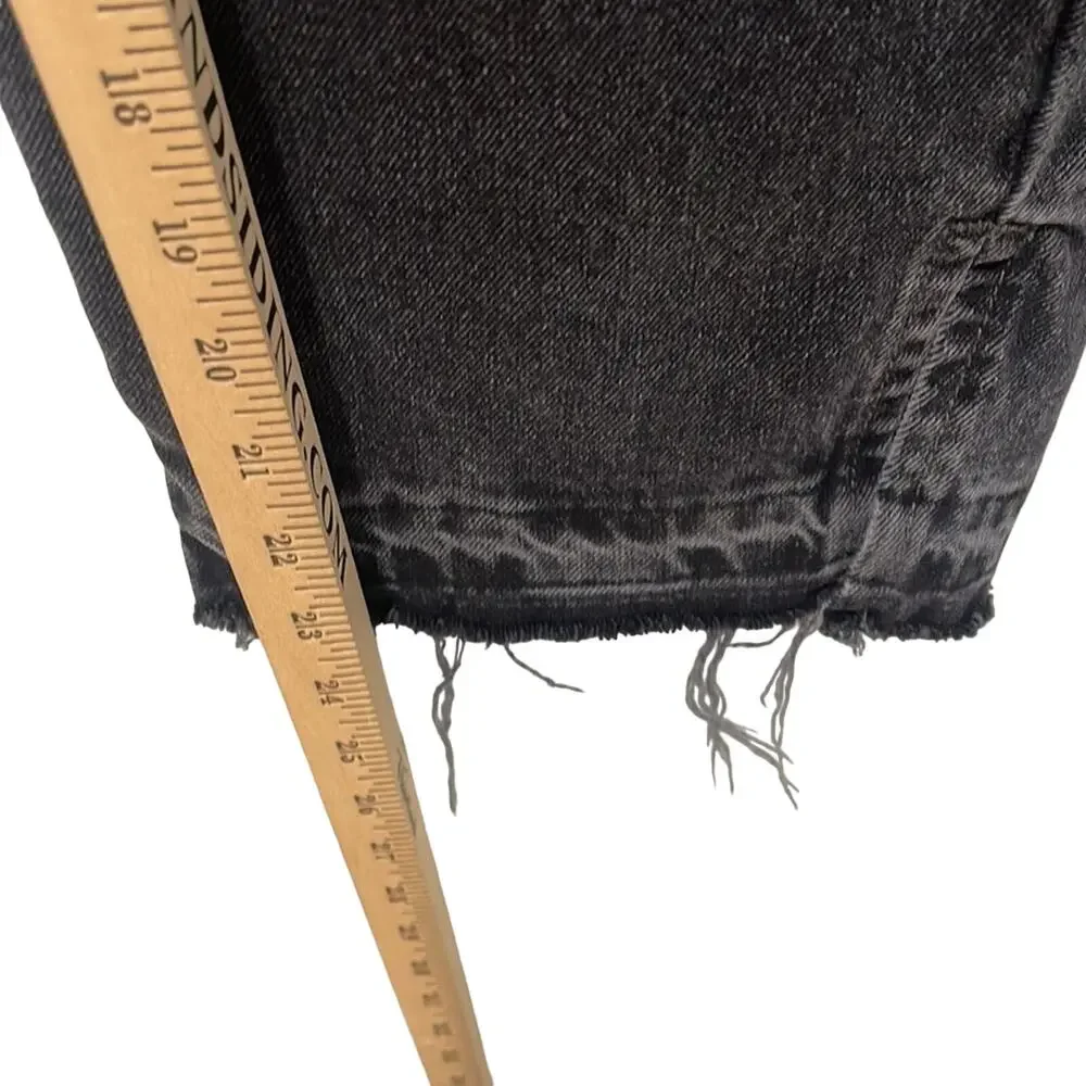 Free People We The Free Lita Distressed Jeans Black Size 29  Bohemian - Picture 8 of 9